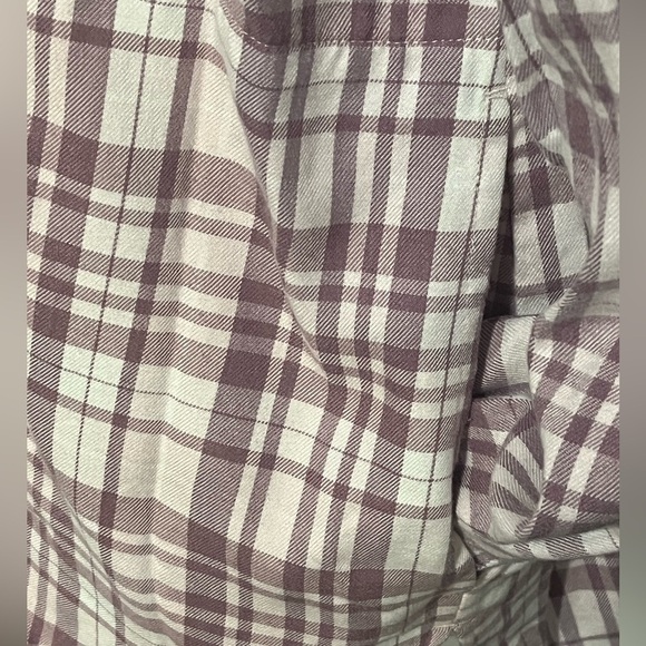 Jach’s Girlfriend NY size XL flannel plaid shirt w/pockets, snap front EUC - Picture 9 of 9